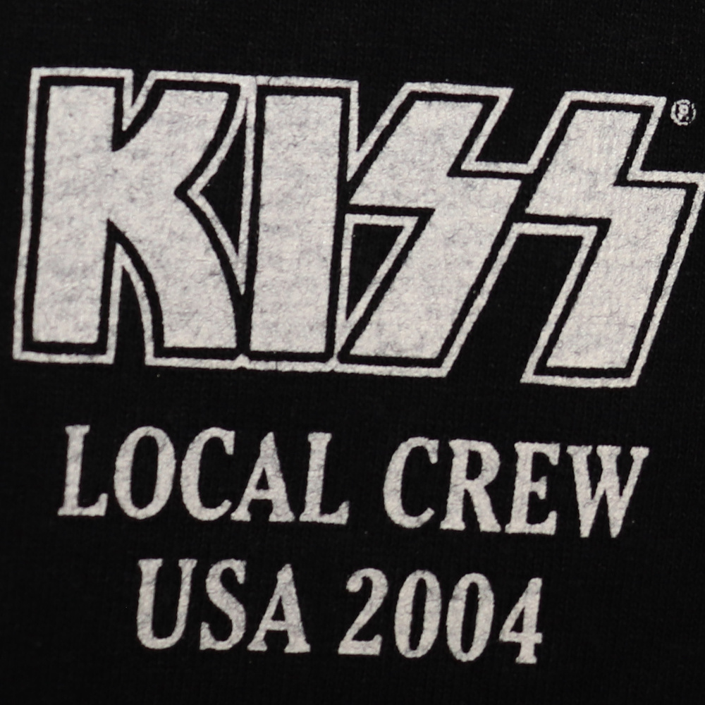 Kiss Band 2004 Local Crew Tour Shirt XL Rock Metal